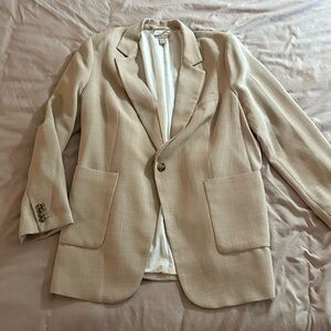 H&M Oversize Beige Blazer - XL